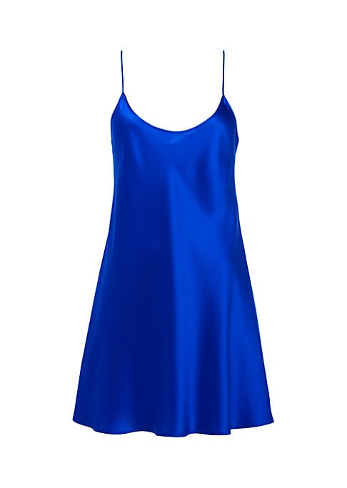 Silk Elegance Mini Dress