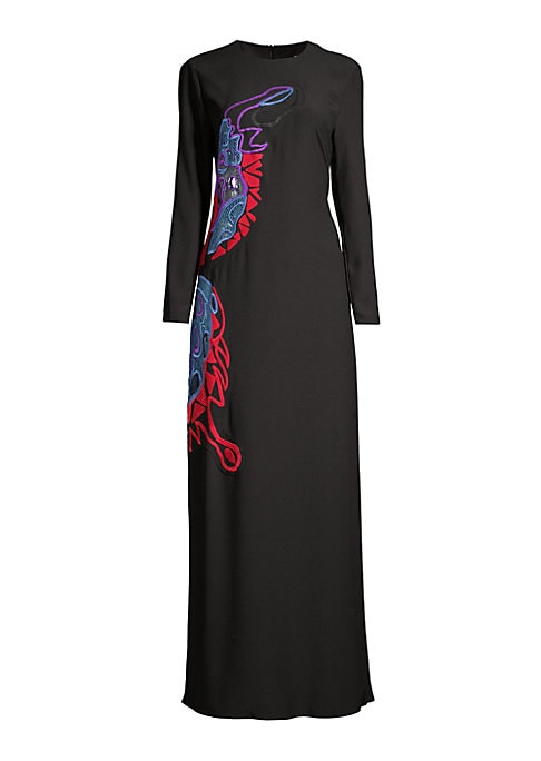 Embroidered Butterfly Chic Dress