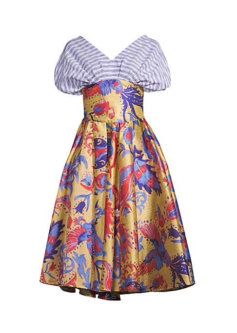 Charming Floral Midi Dress