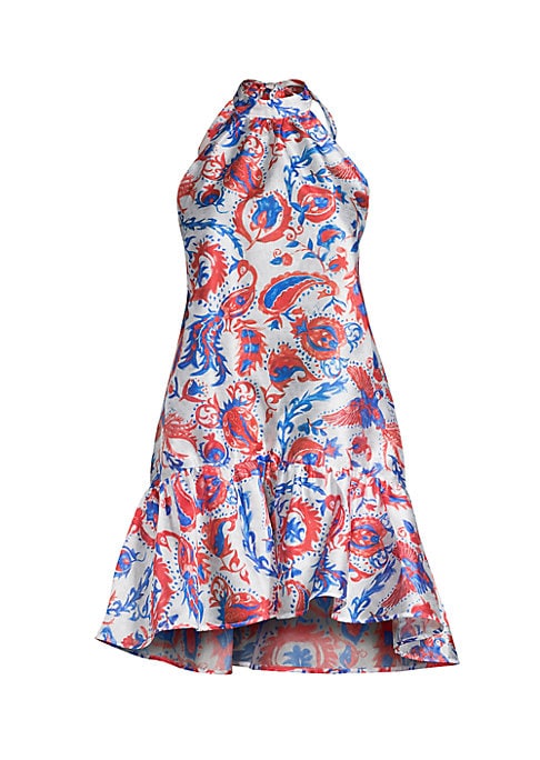 Paisley Halter Charm Dress