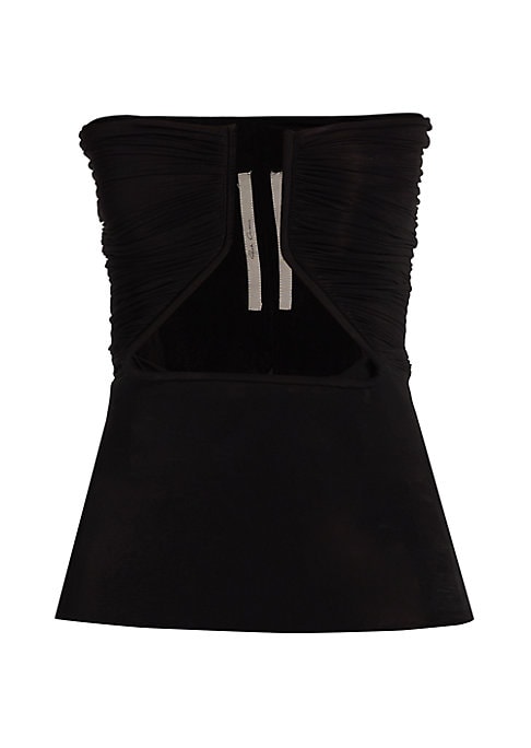 Ruched Strapless Elegance