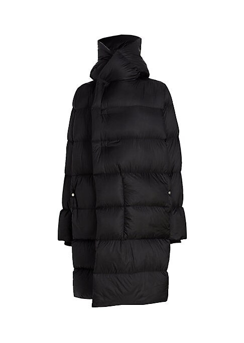 Dramatic Down Wrap Coat