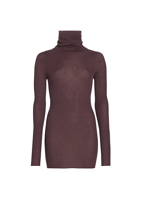 Cozy Ribbed Turtleneck Tunic