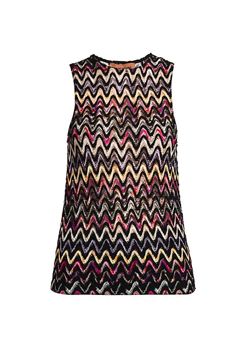 Chevron Knit Elegance Top