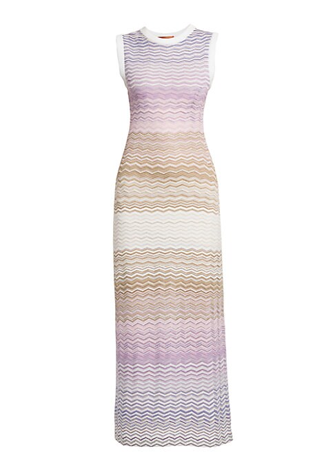Chevron Chic Maxi Dress
