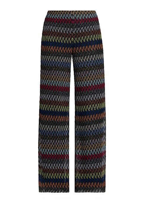 Glistening Striped Trousers