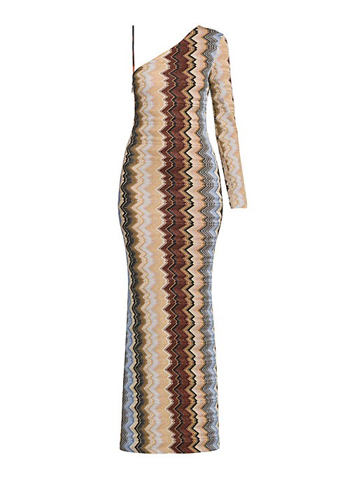 Shimmering One-Shoulder Dress