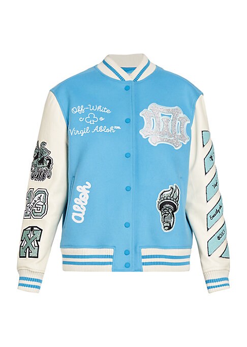 Patches & Stripes Varsity Jacket