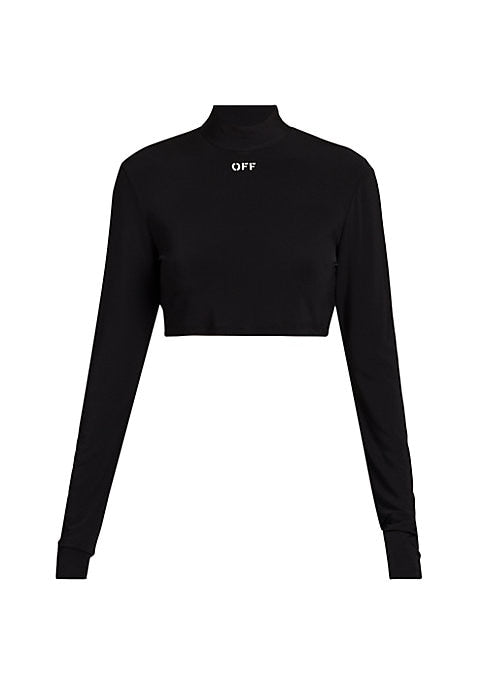 Ultra-Crop Turtleneck Top
