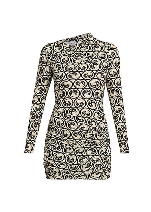 Lunar Gathered Minidress