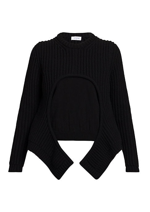 Asymmetric Knit Sweater