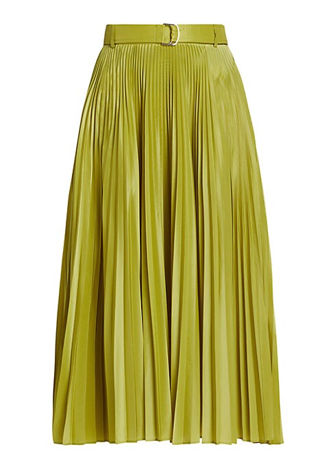 Chic Plissé Midi Skirt