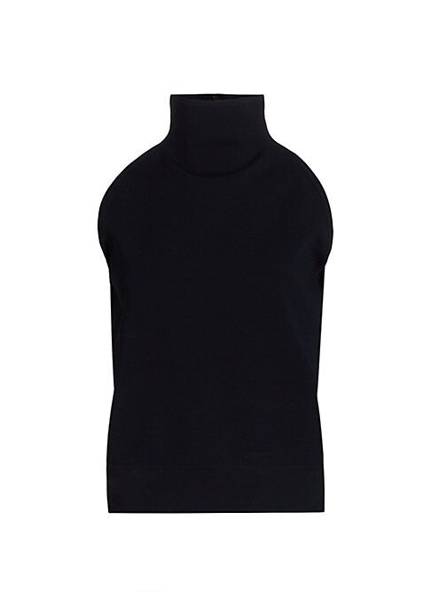 Chic Turtleneck Knit Tank