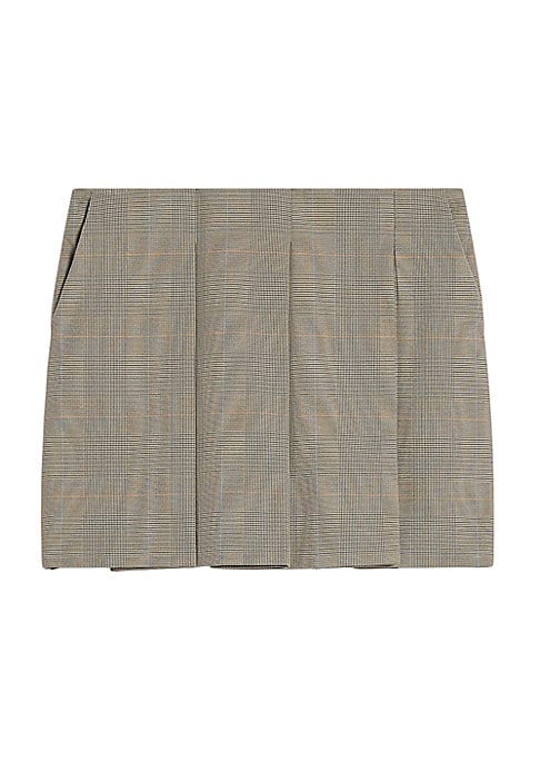 Pleated Pocket Mini Skirt