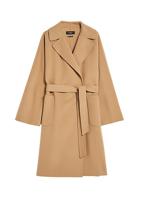 Chic Wool Tie Coat