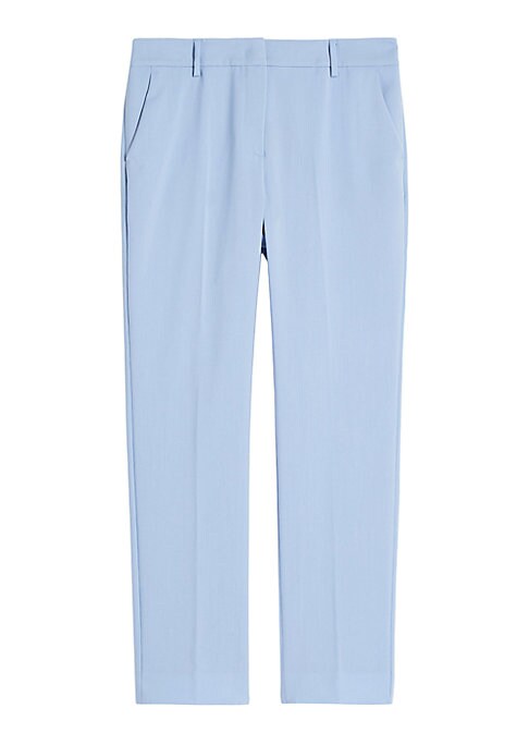Chic Wool Pleated Trousers