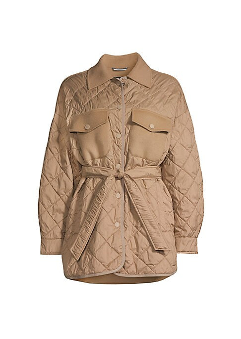 Quilted Belted Jacket