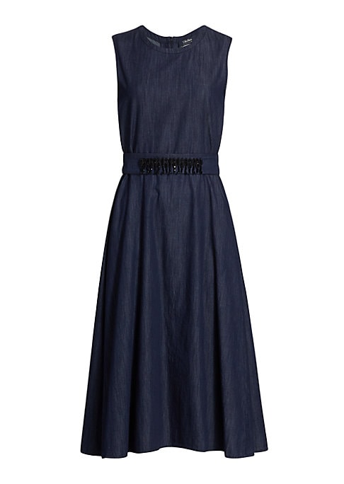 Chic Denim A-Line Dress