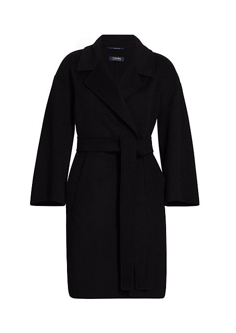 Belted Wool Elegance Coat