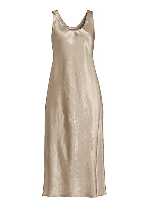 Elegance in Satin Dress