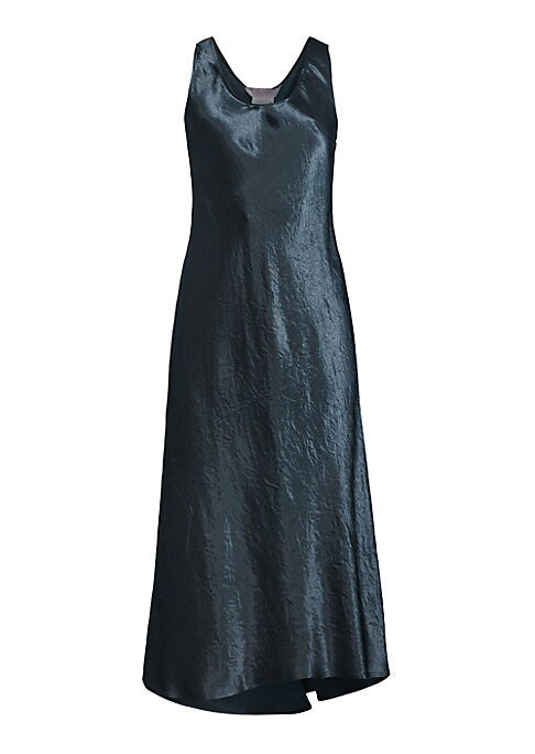 Elegant Satin A-Line Dress