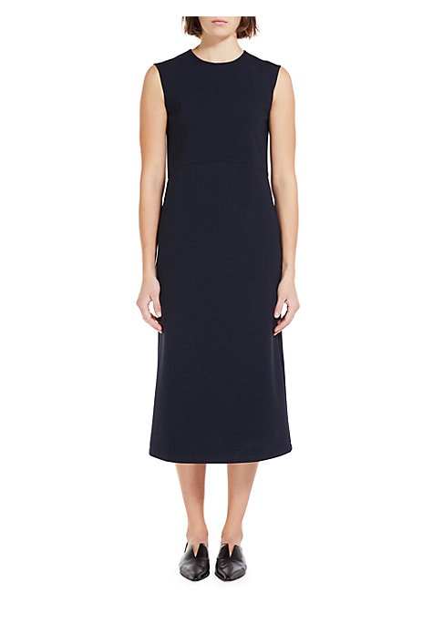 Sleeveless Stretch Midi Dress