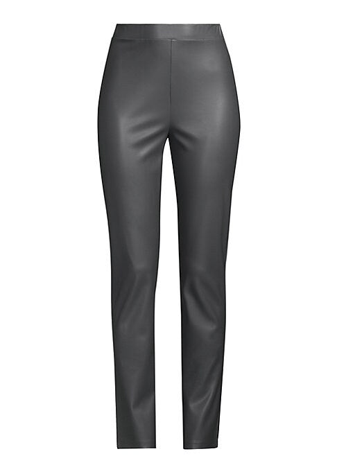 Sleek Leather Look Leggings