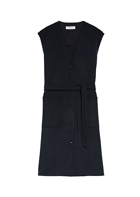 Chic Suede Belt Dress