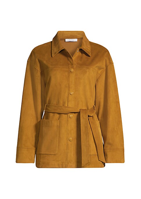 Chic Vegan Suede Coat