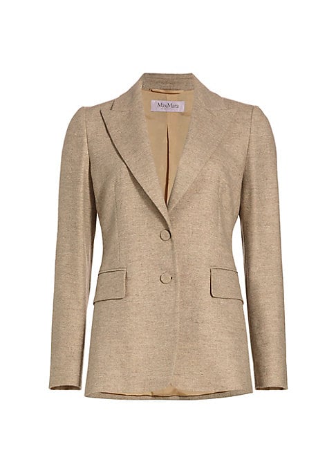 Tailored Wool Elegance Blazer