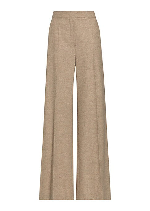 Chic Relaxed Wool Trousers