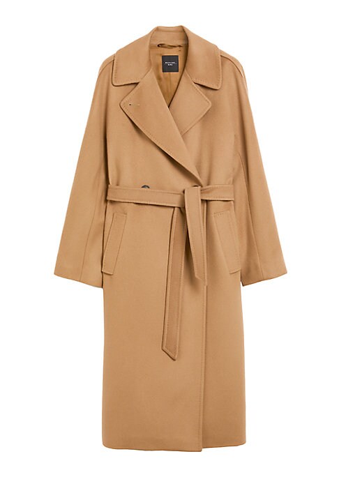 Luxurious Tie-Waist Coat