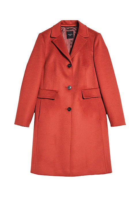 Chic Woolen Overcoat