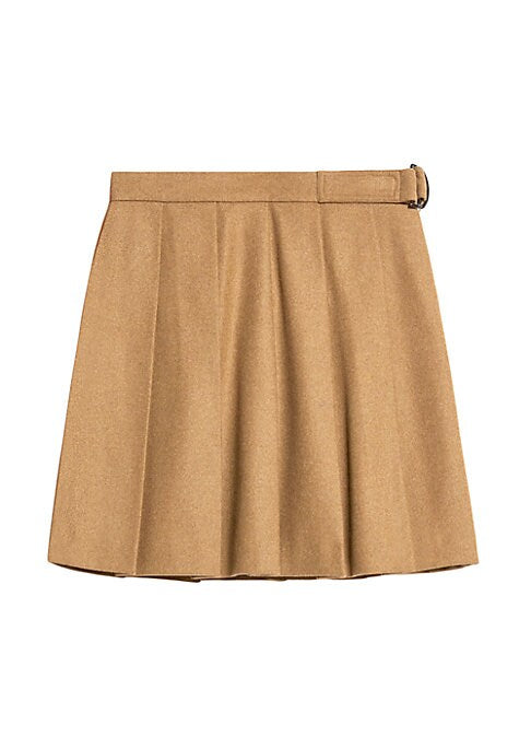 Chic Buckle Mini Skirt