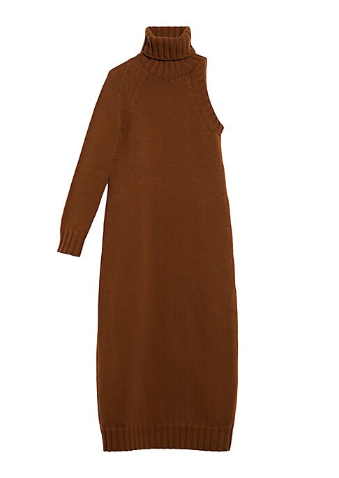 Elegant One-Shoulder Knit Dress