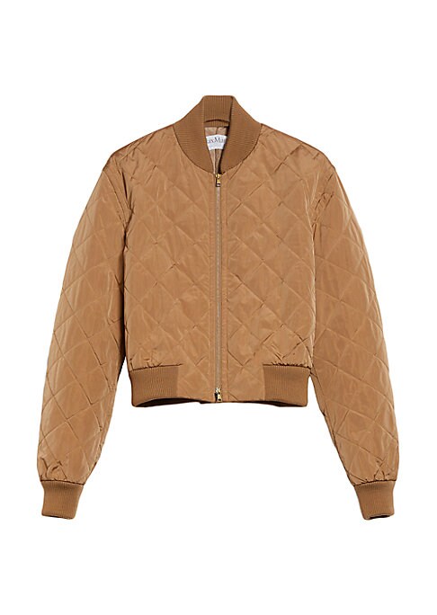 Quilted Chic Bomber Jacket