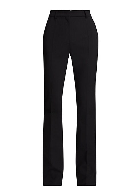 Chic Wool-Blend Trousers