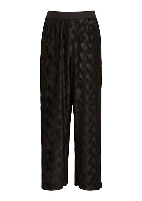 Textured Chic Wide Trousers