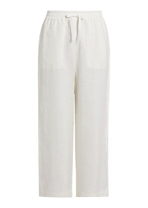 Flare Flax Crop Pants