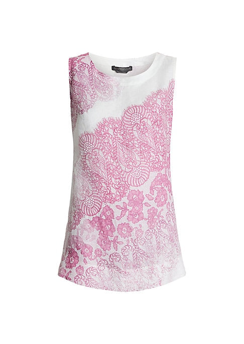 Paisley Breeze Linen Top