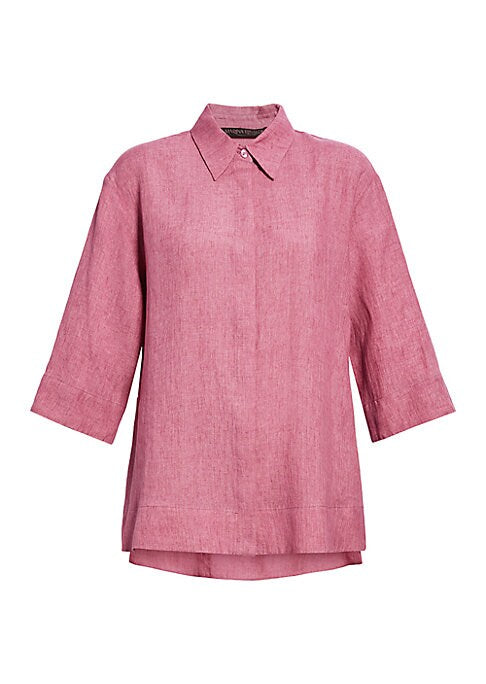 Luxe Linen Easy Shirt
