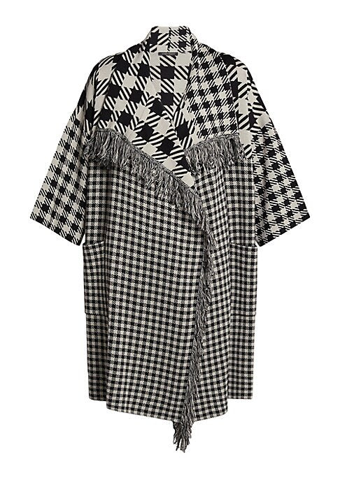 Chic Houndstooth Coat