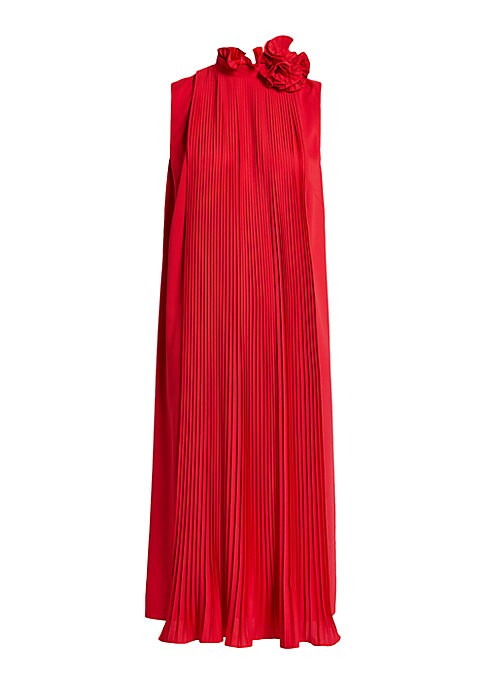 Charming Pleated Midi Dress