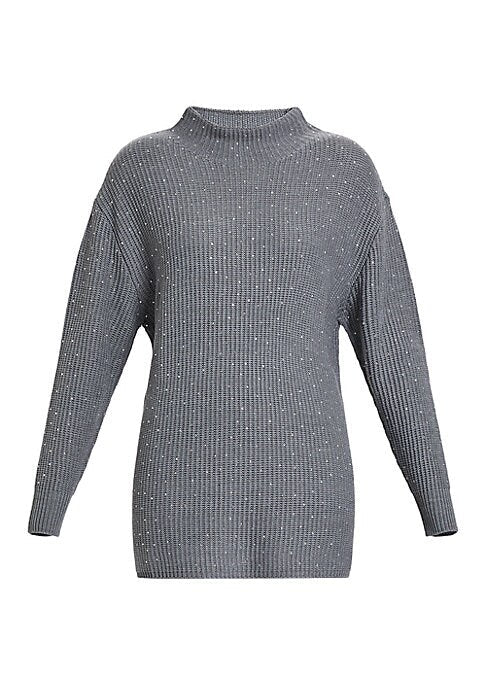 Glimmering Wool Blend Sweater