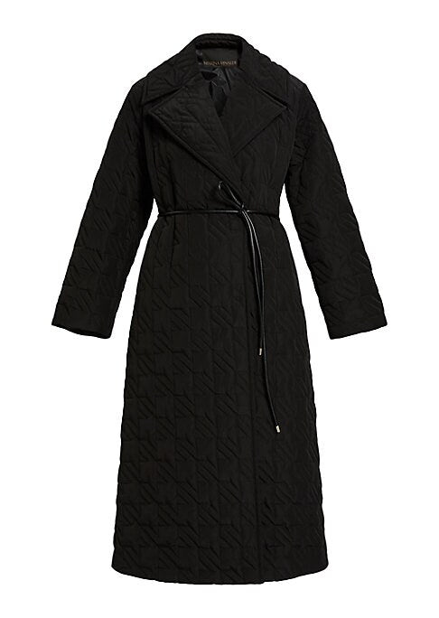 Chic Quilted Wrap Coat