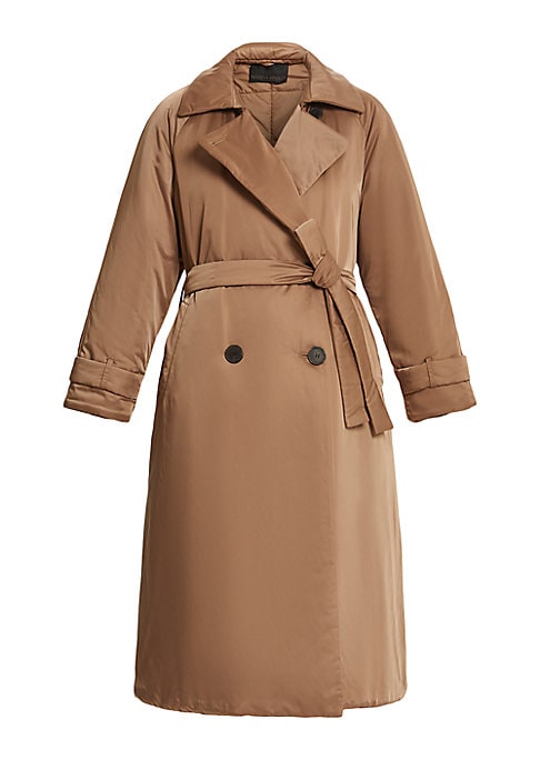 Chic Padded Trench Coat