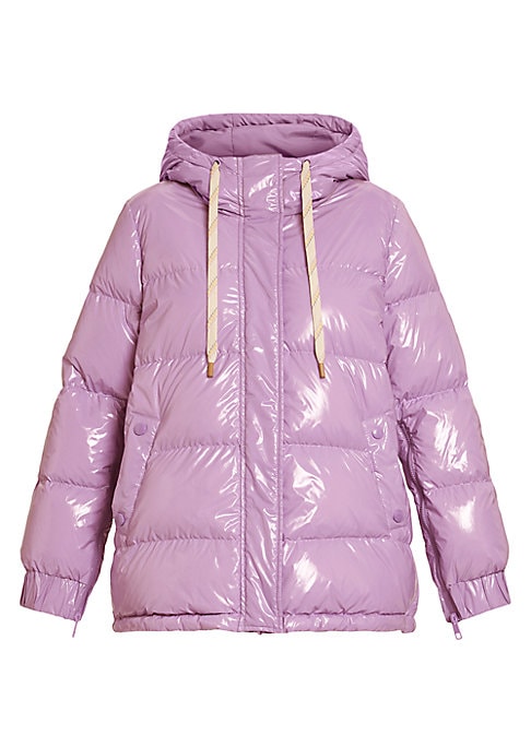 Glossy Hooded Puffer