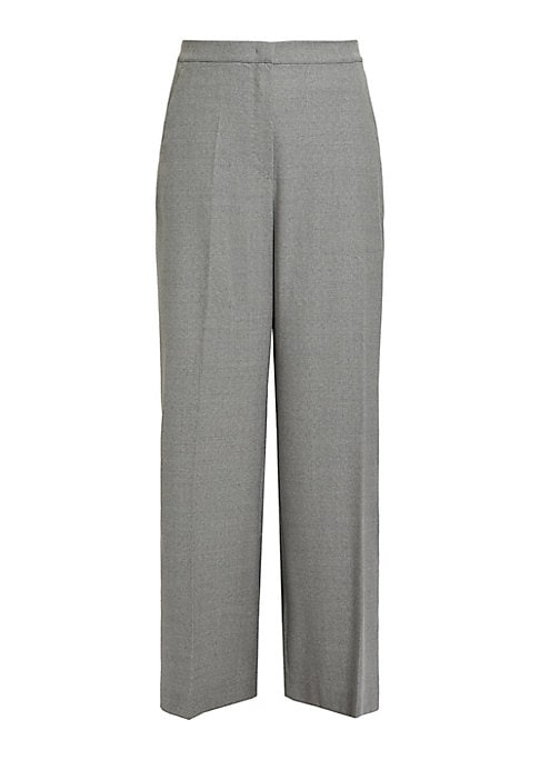 Flannel Palazzo Trousers