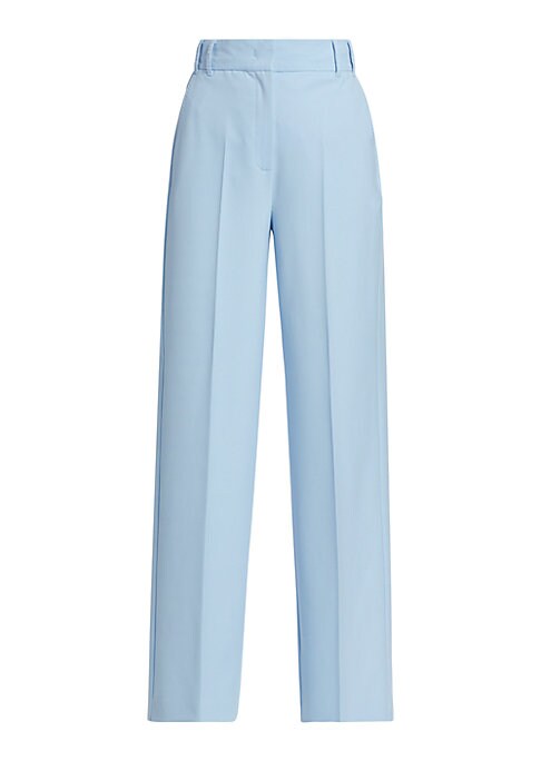 Chic Pleat Wide Trousers