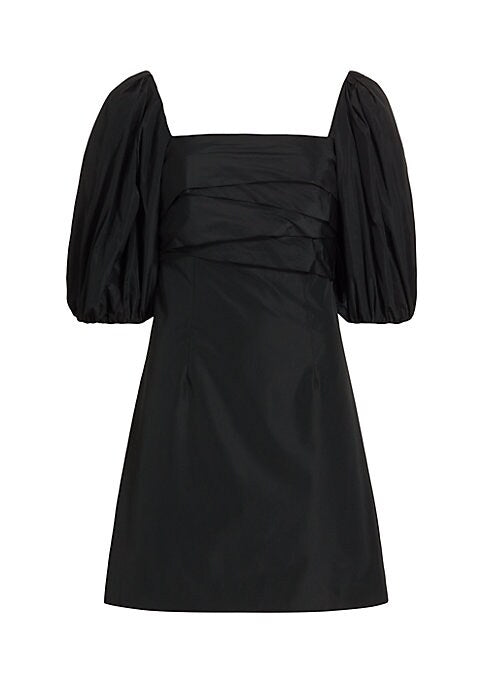 Taffeta Puff Minidress